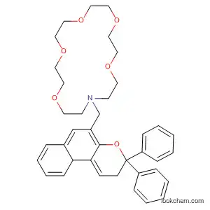 Molecular Structure of 879571-59-2 (1,4,7,10,13-Pentaoxa-16-azacyclooctadecane,
16-[(2,10a-dihydro-3,3-diphenyl-3H-naphtho[2,1-b]pyran-5-yl)methyl]-)