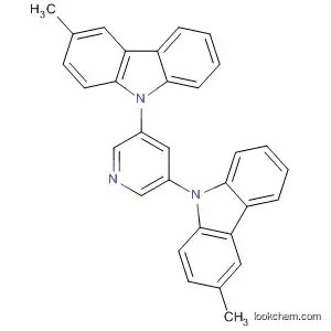 Molecular Structure of 879627-92-6 (9H-Carbazole, 9,9'-(3,5-pyridinediyl)bis[3-methyl-)