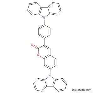 Molecular Structure of 879689-22-2 (2H-1-Benzopyran-2-one,
7-(9H-carbazol-9-yl)-3-[4-(9H-carbazol-9-yl)phenyl]-)