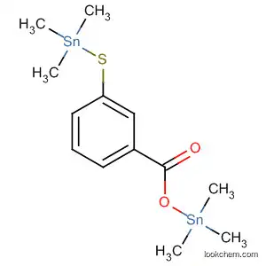 Molecular Structure of 879727-45-4 (Stannane, trimethyl[[3-[[(trimethylstannyl)oxy]carbonyl]phenyl]thio]-)