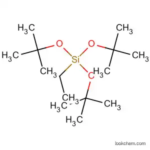 Molecular Structure of 109706-22-1 (Silane, tris(1,1-dimethylethoxy)ethyl-)
