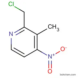 Molecular Structure of 116418-99-6 (Pyridine, 2-(chloromethyl)-3-methyl-4-nitro-)