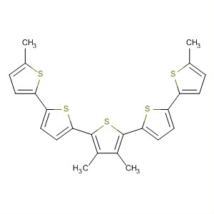 Molecular Structure of 118347-90-3 (2,2':5',2'':5'',2''':5''',2''''-Quinquethiophene, 3'',4'',5,5''''-tetramethyl-)