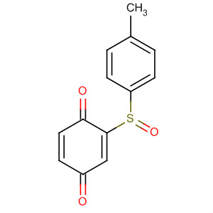 Molecular Structure of 126497-13-0 (2,5-Cyclohexadiene-1,4-dione, 2-[(4-methylphenyl)sulfinyl]-)