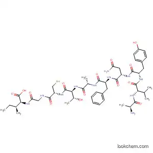 Molecular Structure of 194864-22-7 (L-Isoleucine,
L-alanyl-L-valyl-L-tyrosyl-L-asparaginyl-L-phenylalanyl-L-alanyl-L-threonyl-L-
cysteinylglycyl-)