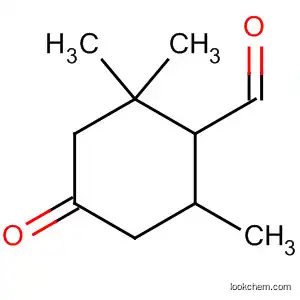 Molecular Structure of 195147-70-7 (Cyclohexanecarboxaldehyde, 2,2,6-trimethyl-4-oxo-)