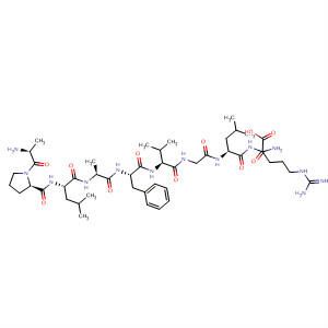 Molecular Structure of 299218-50-1 (L-Argininamide,
L-alanyl-L-prolyl-L-leucyl-L-alanyl-L-phenylalanyl-L-valylglycyl-L-leucyl-)