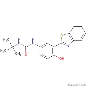 Molecular Structure of 392236-67-8 (Urea, N-[3-(2-benzothiazolyl)-4-hydroxyphenyl]-N'-(1,1-dimethylethyl)-)