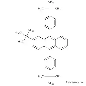 Molecular Structure of 596803-35-9 (Anthracene, 2-(1,1-dimethylethyl)-9,10-bis[4-(1,1-dimethylethyl)phenyl]-)
