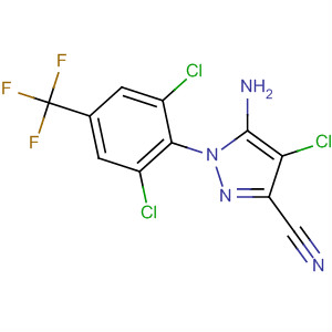 1H-Pyrazole-3-carbonitrile,  5-amino-4-chloro-1-[2,6-dichloro-4-(trifluoromethyl)phenyl]-