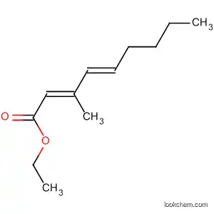Molecular Structure of 796034-97-4 (2,4-Nonadienoic acid, 3-methyl-, ethyl ester, (2E,4E)-)