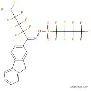 Molecular Structure of 848352-66-9 (1-Pentanone, 1-(9H-fluoren-2-yl)-2,2,3,3,4,4,5,5-octafluoro-,
O-[(nonafluorobutyl)sulfonyl]oxime)
