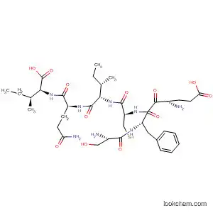 Molecular Structure of 855399-17-6 (L-Isoleucine,
L-seryl-L-a-glutamyl-L-phenylalanyl-L-cysteinyl-L-isoleucyl-L-glutaminyl-)