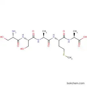 Molecular Structure of 883128-92-5 (L-Alanine, L-seryl-L-seryl-L-alanyl-L-methionyl-)