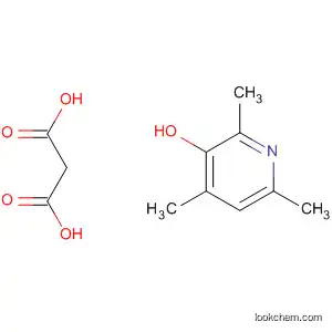 Molecular Structure of 886574-11-4 (Propanedioic acid, compd. with 2,4,6-trimethyl-3-pyridinol (1:1))