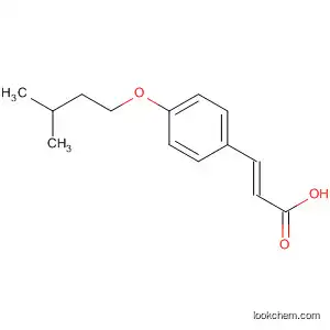 Molecular Structure of 887269-73-0 (2-Propenoic acid, 3-[4-(3-methylbutoxy)phenyl]-, (2E)-)