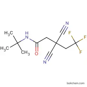 Molecular Structure of 922507-95-7 (Pentanamide, 3,3-dicyano-N-(1,1-dimethylethyl)-5,5,5-trifluoro-)