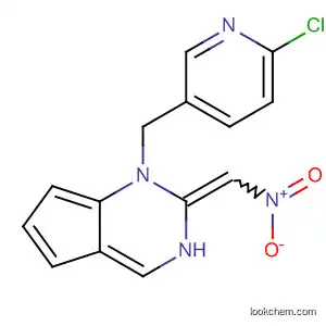 Molecular Structure of 924669-60-3 (1H-Cyclopenta[d]pyrimidine,
1-[(6-chloro-3-pyridinyl)methyl]octahydro-2-(nitromethylene)-)