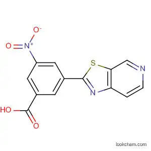 Molecular Structure of 925438-76-2 (Benzoic acid, 3-nitro-5-thiazolo[5,4-c]pyridin-2-yl-)