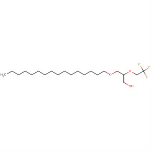 Molecular Structure of 100556-70-5 (1-Propanol, 3-(hexadecyloxy)-2-(2,2,2-trifluoroethoxy)-)