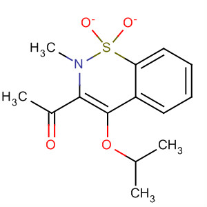 Ethanone, 1-[2-methyl-4-(1-methylethoxy)-1,1-dioxido-2H-1,2-benzothiazin-3-yl]-