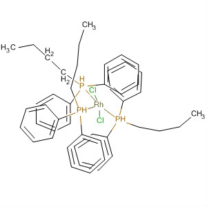 Molecular Structure of 17069-51-1 (Rhodium, tris(butyldiphenylphosphine)dichlorohydro-)