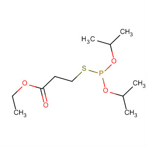 Propanoic acid, 3-[[bis(1-methylethoxy)phosphinyl]thio]-, ethyl ester