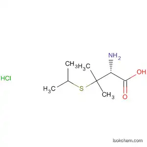 Molecular Structure of 49801-38-9 (Valine, 3-[(1-methylethyl)thio]-, hydrochloride)