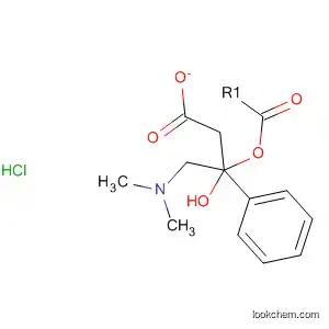 Molecular Structure of 51579-99-8 (Benzenemethanol, a-[(dimethylamino)methyl]-, acetate (ester),
hydrochloride)