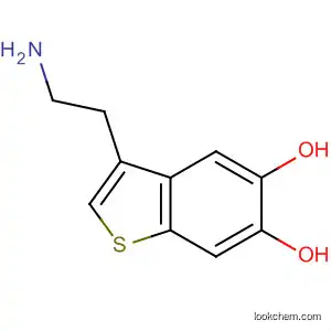 Molecular Structure of 51678-30-9 (Benzo[b]thiophene-5,6-diol, 3-(2-aminoethyl)-)