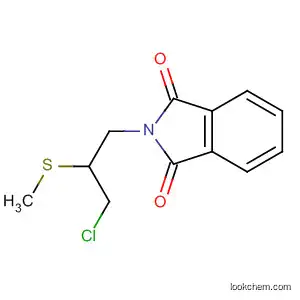 Molecular Structure of 59963-79-0 (1H-Isoindole-1,3(2H)-dione, 2-[3-chloro-2-(methylthio)propyl]-)