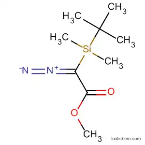 Molecular Structure of 100585-27-1 (Acetic acid, diazo[(1,1-dimethylethyl)dimethylsilyl]-, methyl ester)