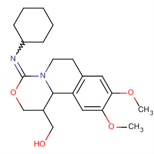 2H,4H-[1,3]Oxazino[4,3-a]isoquinoline-1-methanol,  4-(cyclohexylimino)-1,6,7,11b-tetrahydro-9,10-dimethoxy-