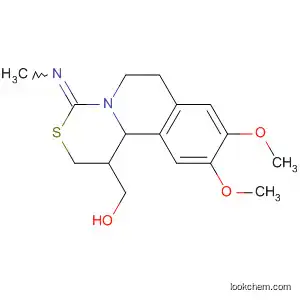 Molecular Structure of 100783-55-9 (2H,4H-[1,3]Thiazino[4,3-a]isoquinoline-1-methanol,
1,6,7,11b-tetrahydro-9,10-dimethoxy-4-(methylimino)-)