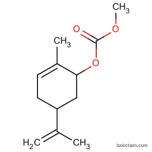 Molecular Structure of 103711-11-1 (Carbonic acid, methyl 2-methyl-5-(1-methylethenyl)-2-cyclohexen-1-yl
ester, cis-)