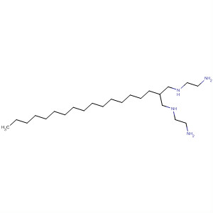 Molecular Structure of 104051-53-8 (1,3-Propanediamine, N,N'-bis(2-aminoethyl)-2-hexadecyl-)