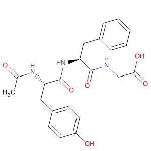 Molecular Structure of 104910-38-5 (Glycine, N-[N-(N-acetyl-L-tyrosyl)-L-phenylalanyl]-)