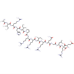 Molecular Structure of 111155-28-3 (L-Arginine,
L-alanyl-L-isoleucyl-L-arginyl-L-histidyl-L-isoleucyl-L-prolyl-L-arginyl-L-argin
yl-L-isoleucyl-L-arginyl-L-glutaminylglycyl-L-leucyl-L-a-glutamyl-)