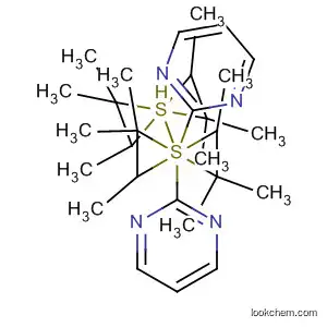 Pyrimidine, 2,2'-[dithiobis(1,1,2-trimethyl-2,1-ethanediyl)]bis-