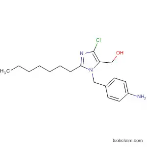 1H-Imidazole-5-methanol, 1-[(4-aminophenyl)methyl]-4-chloro-2-heptyl-