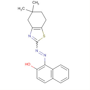 Molecular Structure of 114897-19-7 (2-Naphthalenol,
1-[(4,5,6,7-tetrahydro-5,5-dimethyl-2-benzothiazolyl)azo]-)