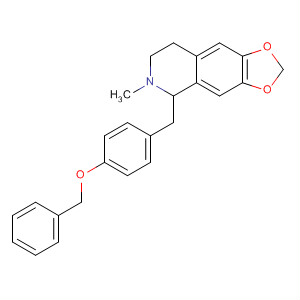 Molecular Structure of 114991-48-9 (1,3-Dioxolo[4,5-g]isoquinoline,
5,6,7,8-tetrahydro-6-methyl-5-[[4-(phenylmethoxy)phenyl]methyl]-)