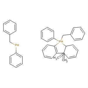 Molecular Structure of 115009-85-3 (Phosphine,
[[1,1'-biphenyl]-2,2'-diylbis(methylene)]bis[phenyl(phenylmethyl)-)