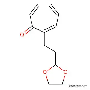 Molecular Structure of 115912-59-9 (2,4,6-Cycloheptatrien-1-one, 2-[2-(1,3-dioxolan-2-yl)ethyl]-)