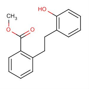 Molecular Structure of 116237-70-8 (Benzoic acid, 2-[2-(2-hydroxyphenyl)ethyl]-, methyl ester)