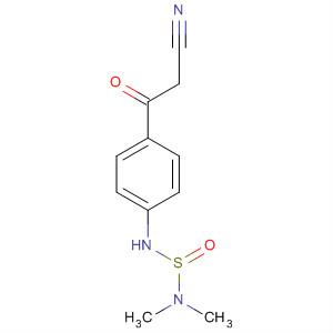 Molecular Structure of 116266-39-8 (Sulfamide, N'-[4-(cyanoacetyl)phenyl]-N,N-dimethyl-)
