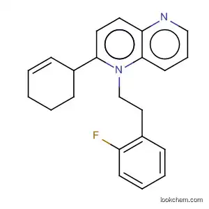 Molecular Structure of 116344-97-9 (Benzo[c]-1,5-naphthyridine,
1-[2-(2-fluorophenyl)ethyl]-1,2,3,4-tetrahydro-)