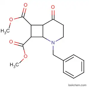 Molecular Structure of 116393-05-6 (2-Azabicyclo[4.2.0]octane-7,8-dicarboxylic acid,
5-oxo-2-(phenylmethyl)-, dimethyl ester)