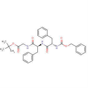 Molecular Structure of 116393-27-2 (Glycine,
N-[N-[N-[(phenylmethoxy)carbonyl]-L-phenylalanyl]-L-phenylalanyl]-,
1,1-dimethylethyl ester)