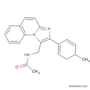 Molecular Structure of 116409-88-2 (Acetamide,
N-[[4,5-dihydro-2-(4-methylphenyl)imidazo[1,2-a]quinolin-1-yl]methyl]-)
